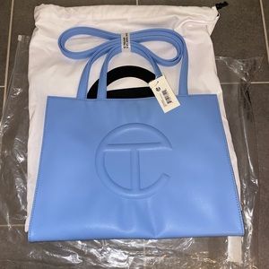 Medium Cerulean Telfar Shopping Bag